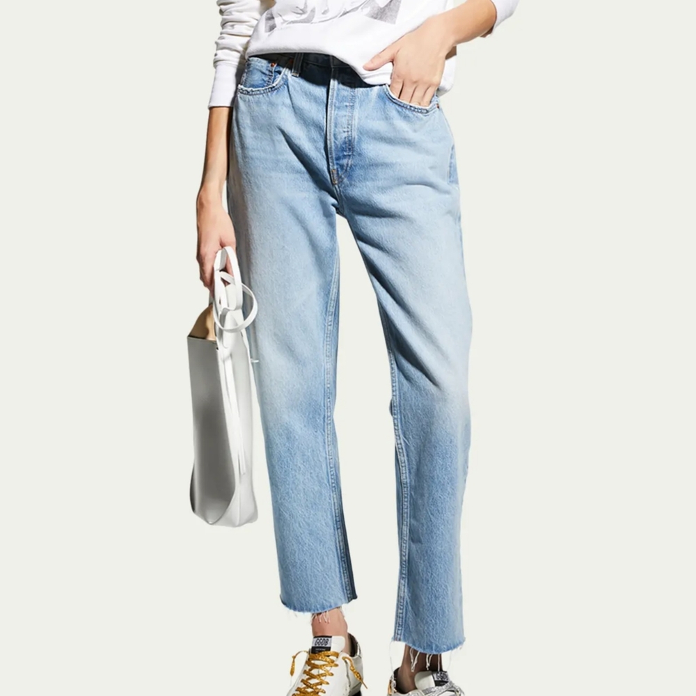 RE/DONE STOVE PIPE 70s JEANS SIZE 28